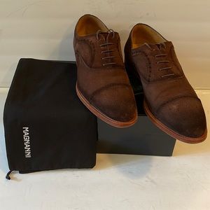 MAGNANNI - Suede Oxfords - Slightly Worn - In Box - Made in Spain